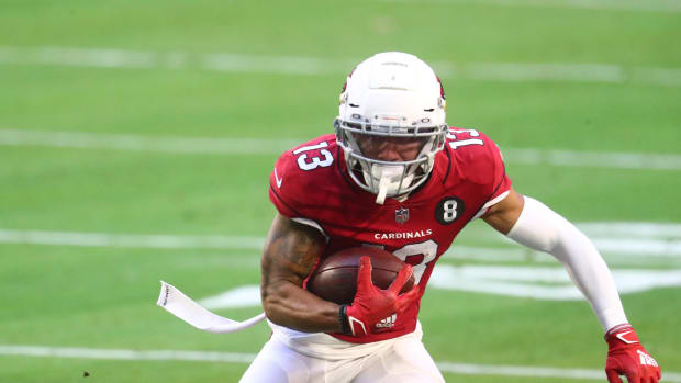 Arizona Cardinals wide receiver Christian Kirk (13) against the Philadelphia Eagles at State Farm Stadium.